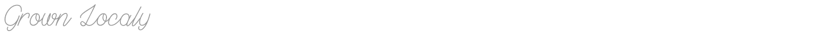 Grown Localy font preview